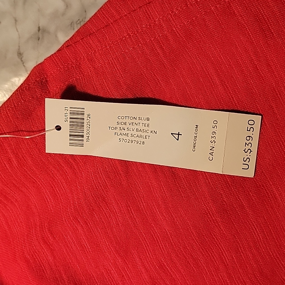 Chico's ultimate tee sz 4 - Picture 7 of 12